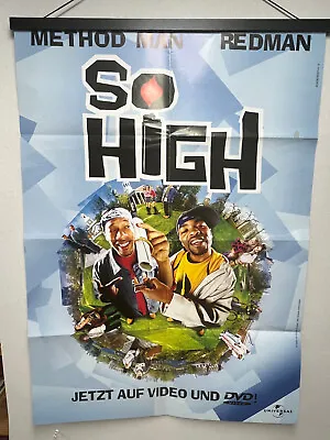  So High  Movie Poster Method Man  Redman  DVD • $24.95