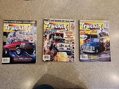 Vintage Lot Of (3) 1985/86 Truckin' Magazines- Off Road 4x4 Monster Jam Truck  • $8.95