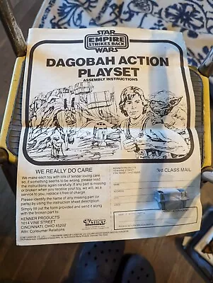 1980 Dagobah Action Playset STAR WARS Original INSTRUCTIONS Sheet  • $9.99