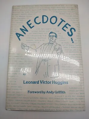 Anecdotes!- Leonard Victor Higgins HB DJ 1981 Signed Andy Griffith NC UNC • $10.32