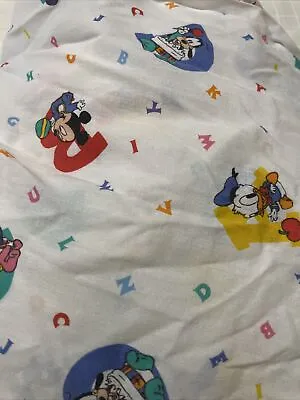 Vintage Dundee Disney Babies Fitted Crib Sheet Mickey & Minnie Mouse • $19.99