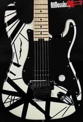 EVH Striped Series Electric Guitar Black White Stripes Floyd 7lbs 2oz Van Halen • $1149.99