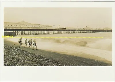 £0.50 • Buy Brighton, Winter Bathers By Palace Pier Real Photo For Expo'92 Seville, Postcard