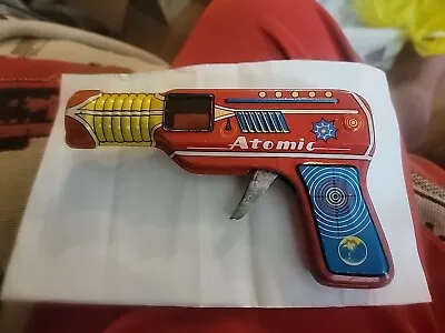 Vintage Tin Litho Atomic Ray Gun   • $25