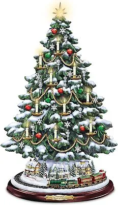 Thomas Kinkade Tabletop Tree With Lights Motion And Musicwith Lights Music • $365