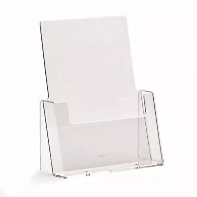 A5 Leaflet Holder Retail Counter Stand/Wall Mounted Plastic Dispenser • £8.59