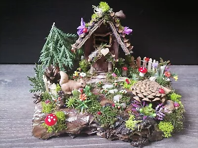 Fairy Garden House Fairy Cottage Fairy Landscape Miniature House Fairy Decor • $60