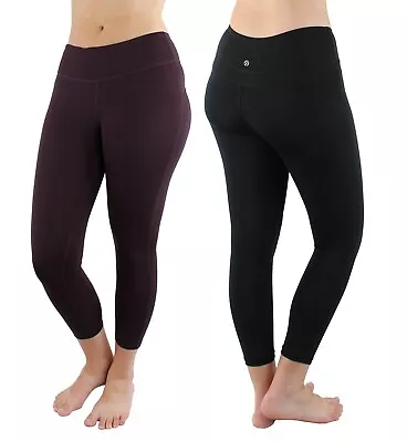 Marika Sport Cropped Legging Wicking Form Control Activewear Concealed Pocket • $13.99