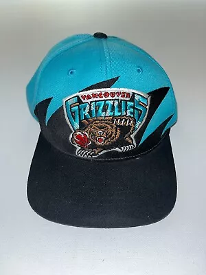 Mitchell & Ness Vancouver Grizzlies Hat Snapback Shark Tooth Hardwood Classics • $18.74