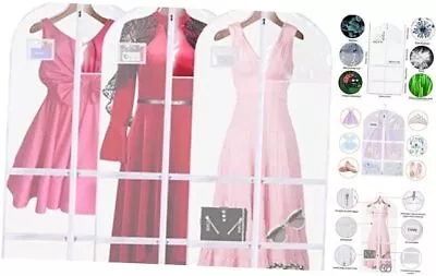 Dance Costume Garment Bag 3 Packs Dance Garment Bag Costume L: 23.6x50inch • $36.53