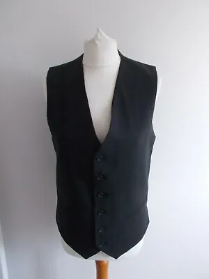 £13.25 • Buy Men's Simon Jersey Grey Mix V Neck  Waistcoat Vest  Size 34 NWT