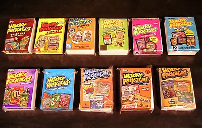 2004-2013 Wacky Packages LOT OF 11 COMPLETE SETS ANS 1234567891011 Nm+ • $214.99