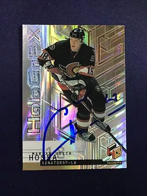 1999-00 Upper Deck HoloGrFx Senators Hockey Autograph #41 Marian Hossa Auto • $9.74