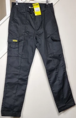 £12.99 • Buy SITE KING Mens Work Trousers Size 34 L Black Work Wear NEW With Tag
