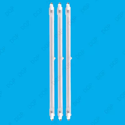 £7.99 • Buy 3x 400W Halogen Heater Replacement Tubes 242mm Fire Bar Heater Lamp Element Bulb
