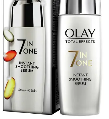 Olay Total Effects 7-in-1 Anti-Ageing Instant Smoothing Serum Niacinamide 50ml • £13.99