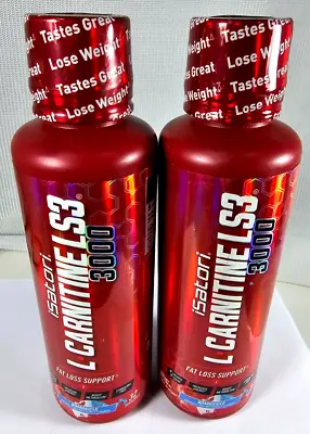L-CARNITINE LS3 3000 Fat Loss *2 PACK* Metabolism Bombsicle 32 Servings 09/2024 • $35.98