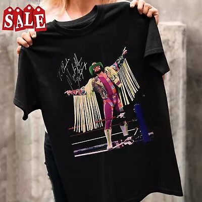 New Macho Man Randy Savage T-Shirt Signature Gift Family Men S-5XL Shirt 1CM249 • $18.99