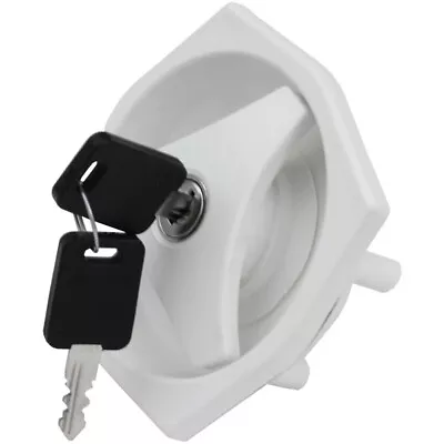 Door Lock Lock Door Lock Caravan RV Caravan Bootwei Exterior White • £23.42