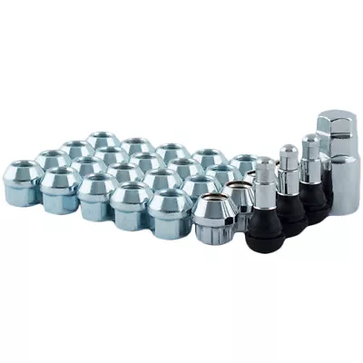 24-7/16 -20RH Zinc Mr Lugnut Open Acorn Lug Nut Install Kit For 6 Lug Vehicle • $32.99