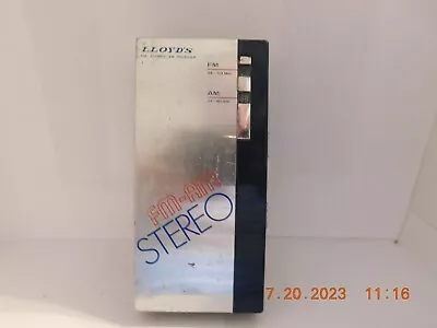 $19 • Buy Lloyd's N747B  FM-AM Original Portable Stereo Tested Works Vintage Collectible