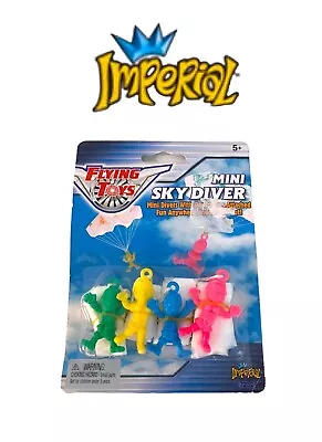 Imperial Toys Mini Sky Diver Poopatrooper Parachute Figure Set 2015 - New ! • $14.99