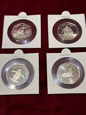 Falkland Islands Penguin 50p Coin Set 2020 Fifty Pence • £20