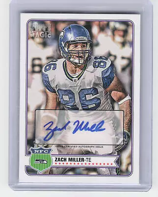 2012 Topps Magic #249 Zach Miller Autographs • $4.95