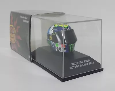 Minichamps Valentino Rossi Scale 1:8 Model Helmet Moto Gp Misano 2015 Diecast • £95.23