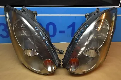 2004 Infiniti G35 Coupe Front Driver And Passenger Side Headllight Assembly Pair • $225