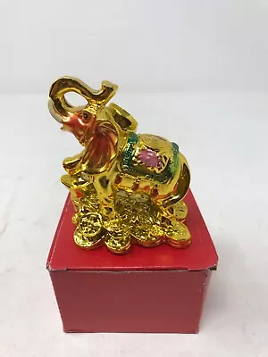 Vintage Elephant Statues Wealth Lucky Figurine • $11