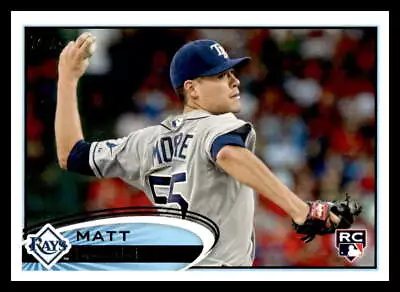 2012 Topps #129 Matt Moore   Tampa Bay Rays • $1.50