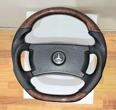 Mercedes Benz AMG Wood Steering Wheel R107 R129 W123 W124 W126 W201 • $700