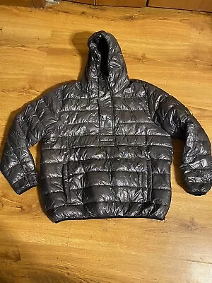 Members Only Sport Popover Puffer Jacket Silver Size 2XL Windproof & Ultra Light • $30