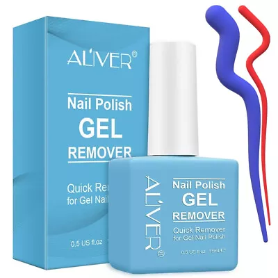 Professional Salon Gel Nail Polish Remover By Al'iver No Soaking Or Foi Needed! • $8.95