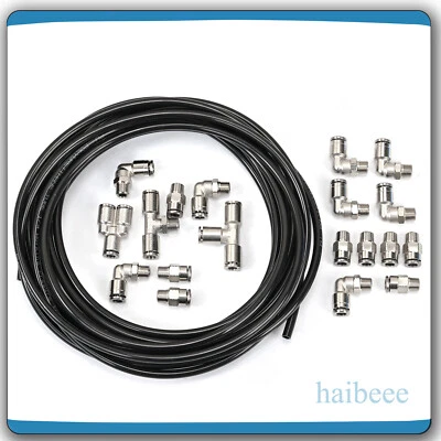 $68.98 • Buy Vacuum Boost Line Kit Connect Boost Air Fittings 1/8NPT For Turbo Supercharger