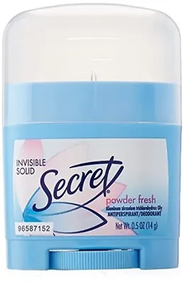 £7.05 • Buy Secret Invisible Solid Antiperspirant And Deodorant, Powder Fresh, 0.5 Oz
