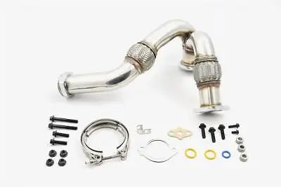 Stainless For 2003-2007 FORD 6.0L POWERSTROKE 6.0 HEAVY-DUTY Y PIPE UP PIPE • $124.95