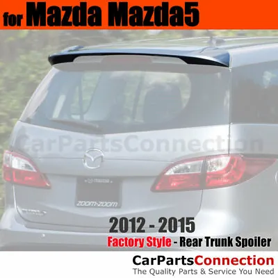 Painted ABS Rear Trunk Spoiler For 2012+ Mazda 5 Mazda5 A3F BRILLIANT BLACK • $218.75