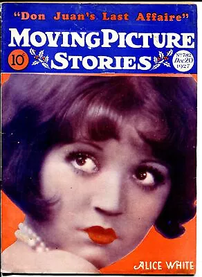 MAG: Moving Picture Stories 12/20/1927-Alice White-crime-movie Pix-pulp-FN- • $210