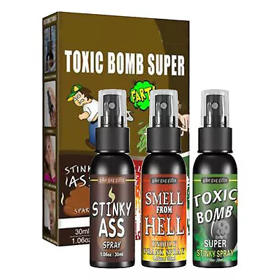 Liquid Fart Spray Stink Bomb Smelly Stinky Ass Toxic Bomb Crap Gag Prank Joke • $18.04