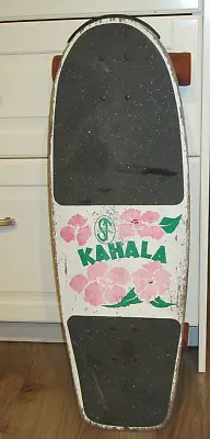 Vintage 1985 80's Sport Fun Kahala 30  Wooden Skateboard • $59.99