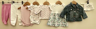 Baby Girls Bundle Of Clothing Age 0-3 Months Zip Zap M&S Next • £6.39