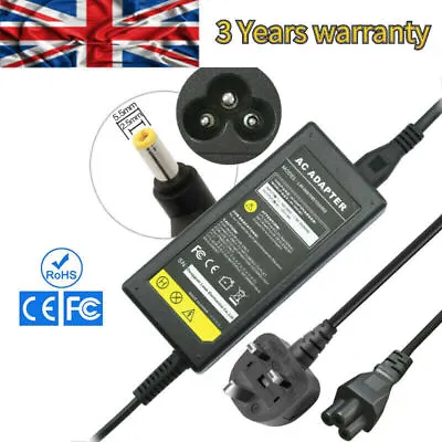 12V 5A AC DC Power Supply 5 Amp 12 Volt Adapter Charger For LCD Screen Upgraded • £11.49