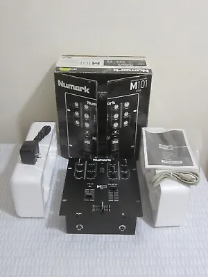 NUMARK M 101 Usb 2 Channels Usb Dj Mixer Black NEW Open Box Offer AS-IS • $79.99