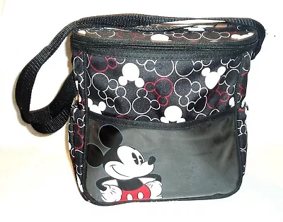 DISNEY MICKEY MOUSE SHOULDER BABY DIAPER / BOTTLE BAG Adjustable Straps • $19.99