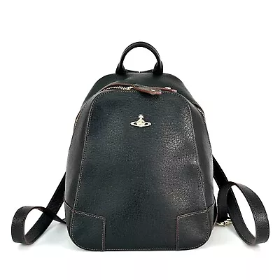 Auth Vivienne Westwood Backpack Leather Black Executive • $314.99