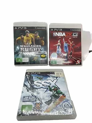 PlayStation 3 PS3 Games X 3 Sports  • $55.99