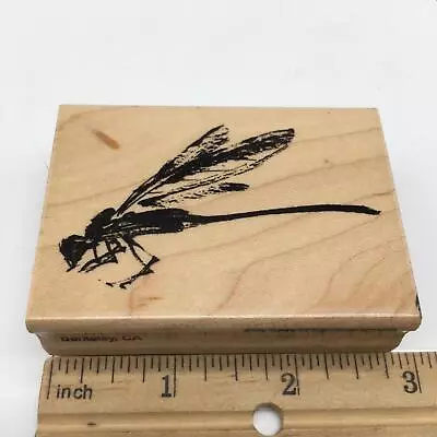 Penny Black 2674f Heavenly Dragon Dragonfly Wood Rubber Stamp • $4.95