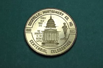 1960-token-medal-centennial Celebration-rockville Maryland • $2.50